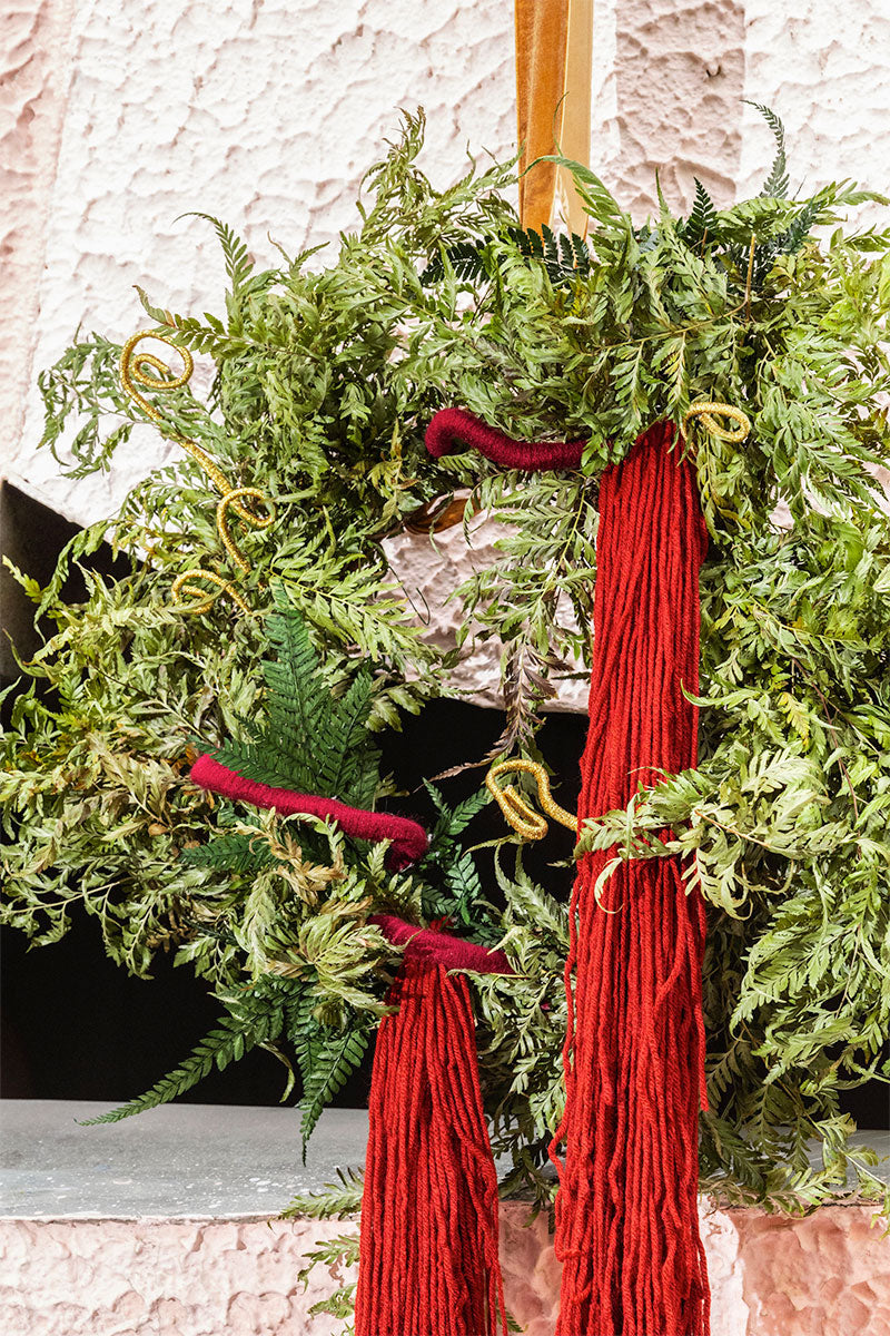 "FIDDLE" wreath